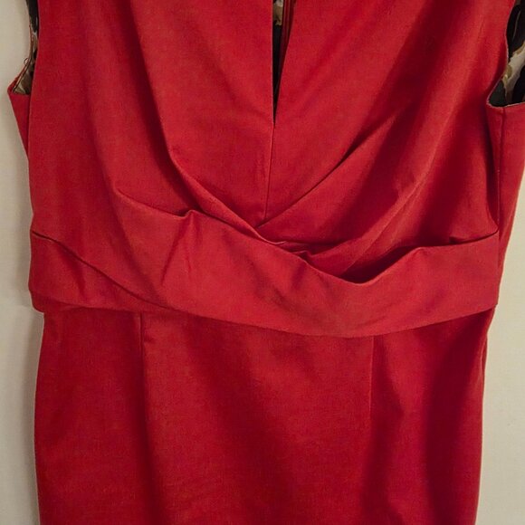 Donna Ricco Red Sheath Dress โ Size 10 (Never Worn) - Picture 2 of 4
